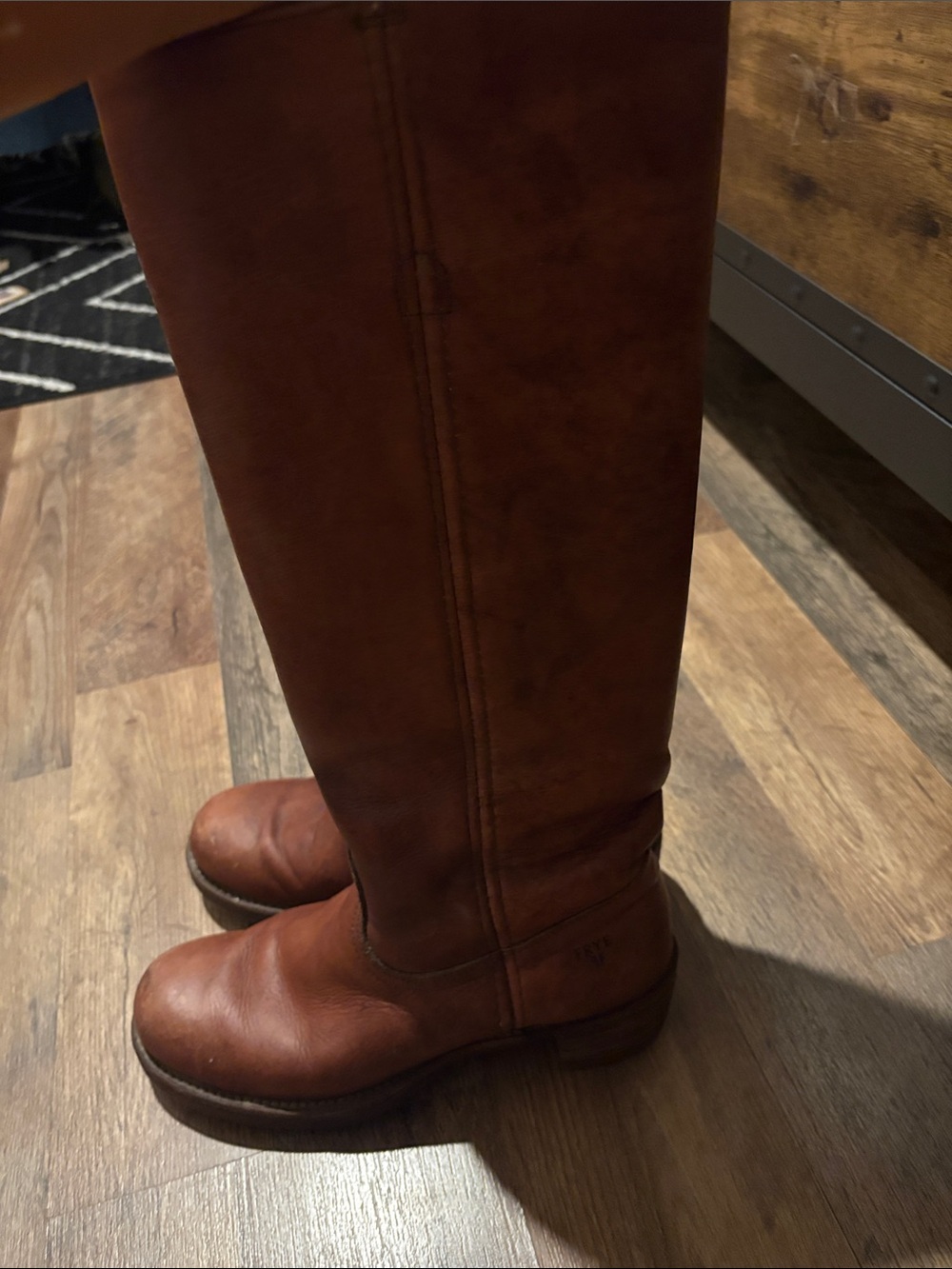 Frye Brown Leather Knee-High Boots - Picture 7 of 16